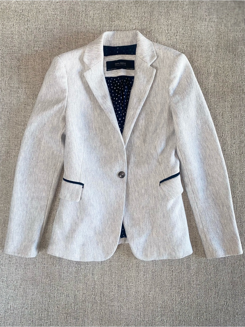 Zara Light Gray Blazer